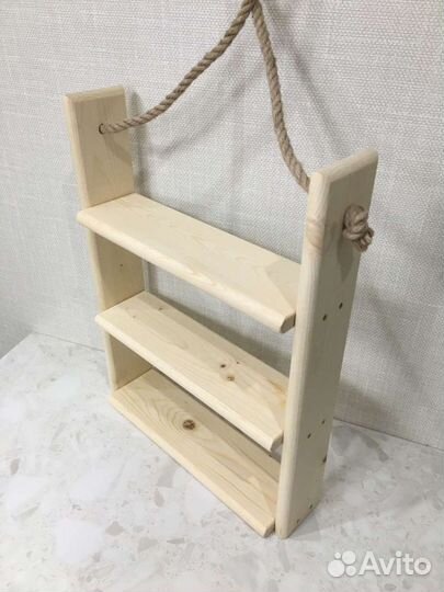 Полка настенная деревянная