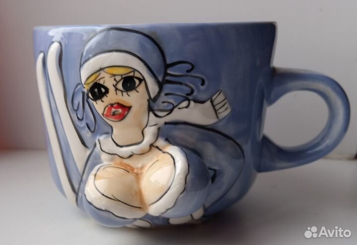 Кружка керамическая Большая Женская грудь