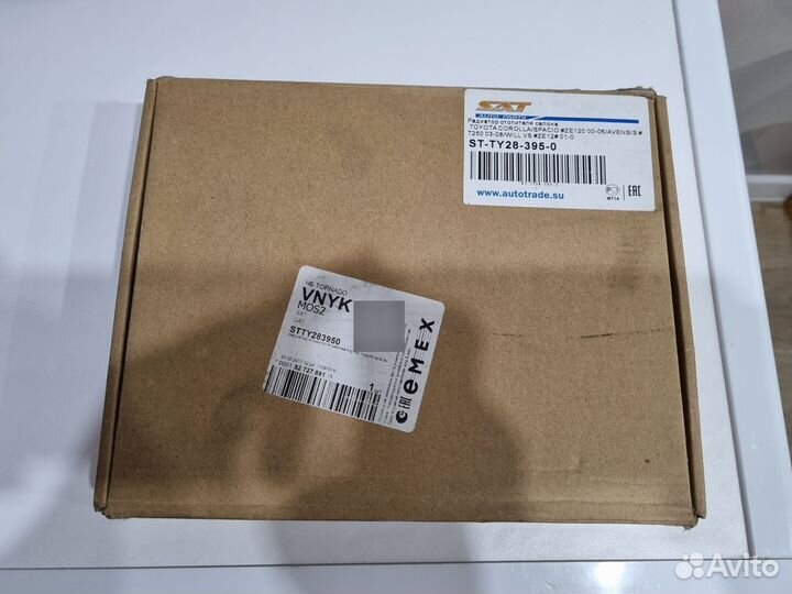 Радиатор отопителя салона toyota corolla/spacio