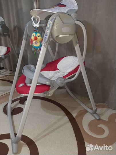 Детские электронные качели бу