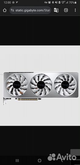 Видеокарта rtx 3070 vision