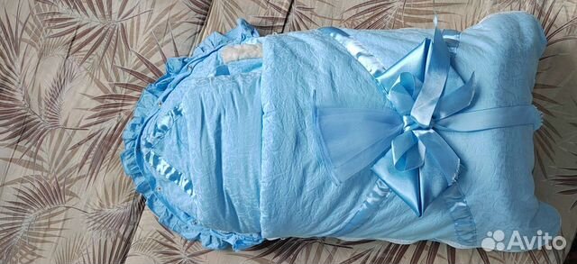 Конверт на выписку для мальчика зимний