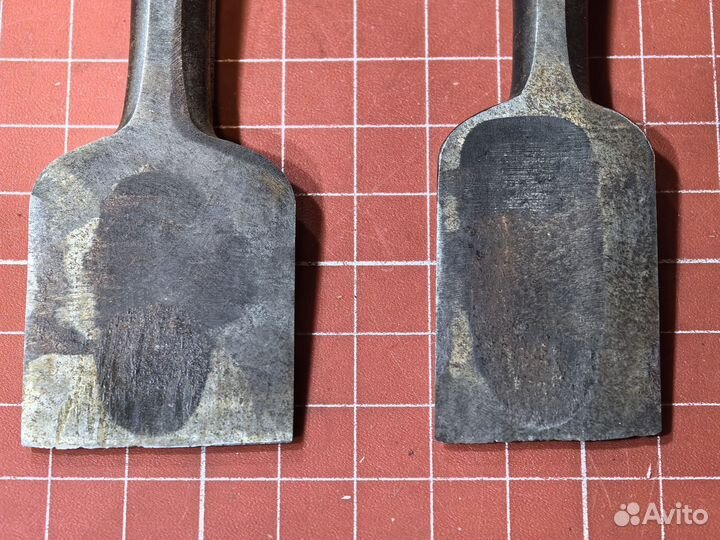 Две старые японские стамески 29 и 35 мм