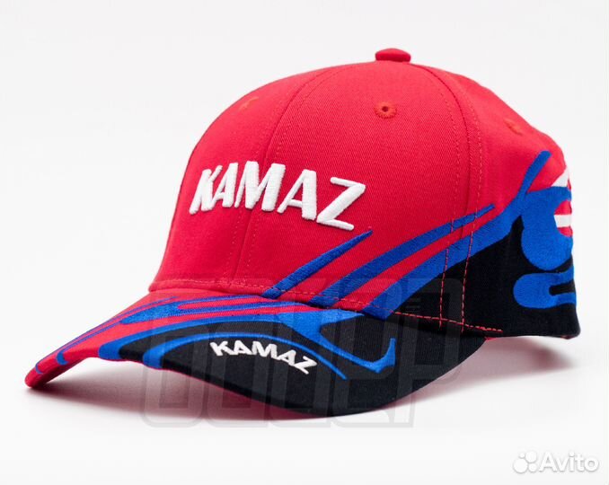 Кепка бейсболка Камаз красно-чёрная