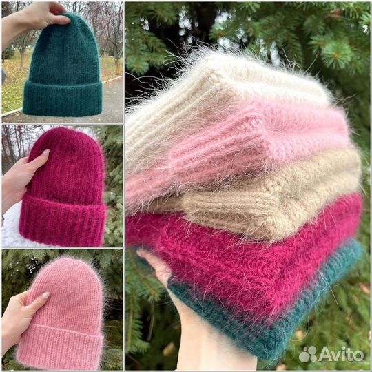 Зимняя шапка пух норки