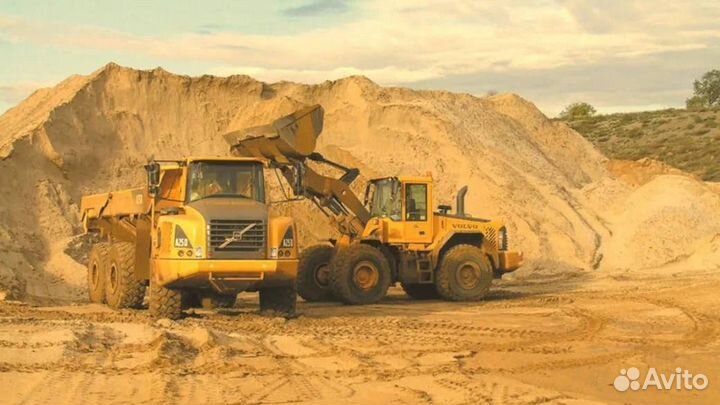 Песок напрямую с карьера 5-30 тонн тараканом