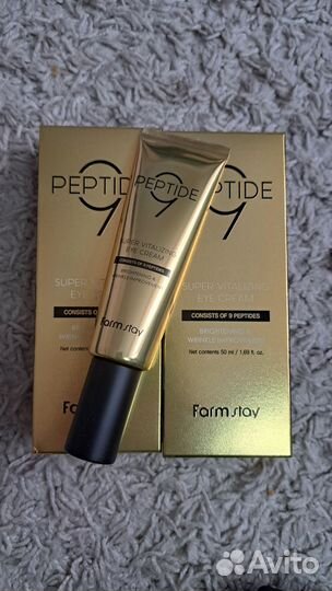 Антивозрастной крем для,век с пептидами - Корея