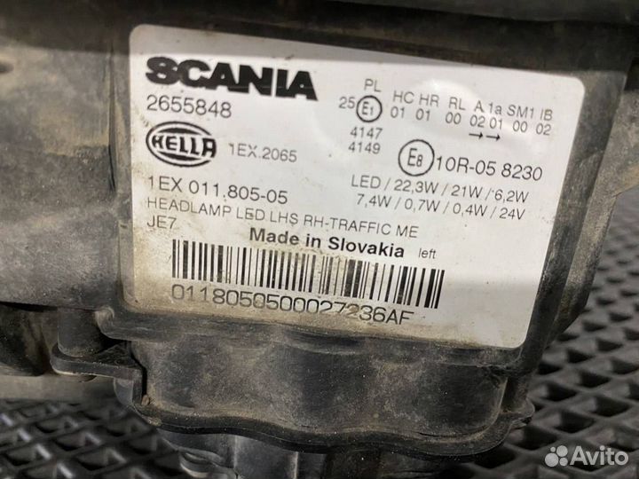 Фара левая Scania 6-series 2655848