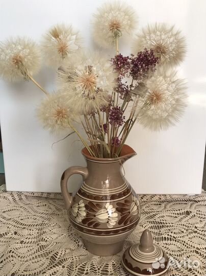 Глиняный кувшин СССР большой