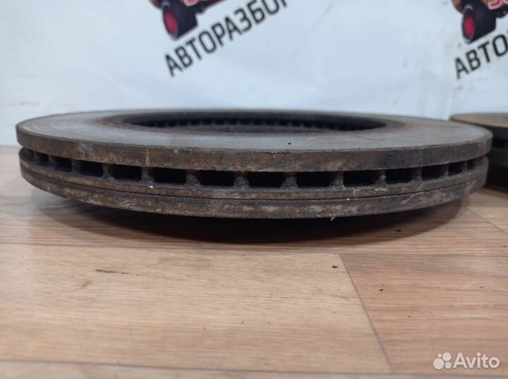 Диски тормозные (комплект) перед. Nissan Juke YF15