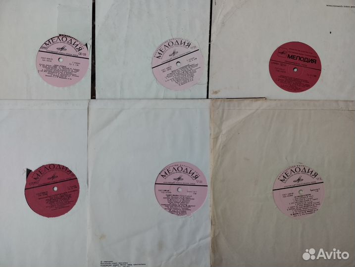 Грампластинки 40 штук