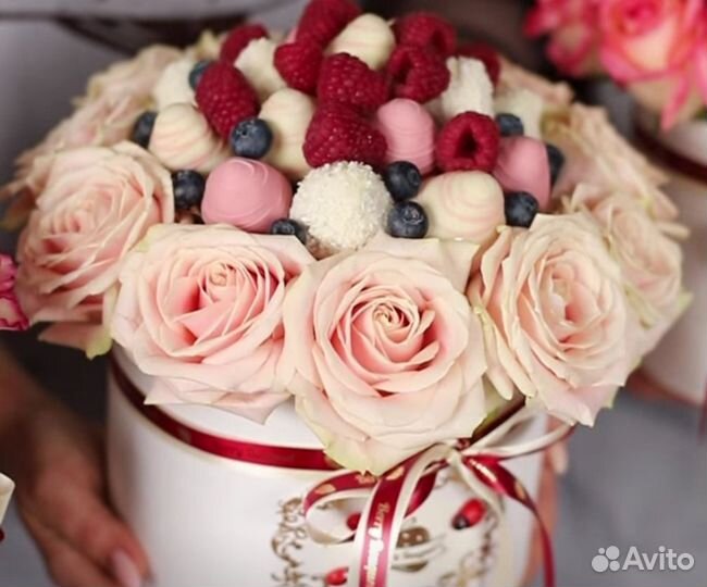 Букеты из клубники в шоколаде