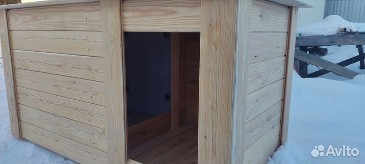 Будка для собаки утепленная