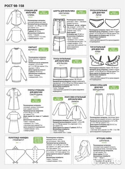 Журнал Я шью №26 Летняя капсула детская