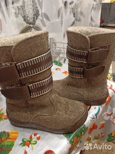 Валенки детские 32 размер с галошами