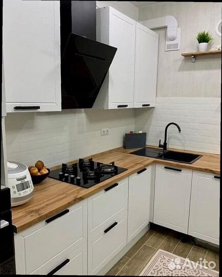 Кухонный гарнитур белый модульный новый