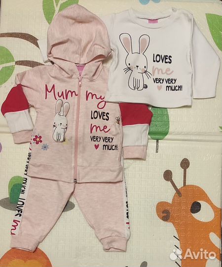 Пакет вещей для девочки, 68-74