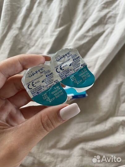 Линзы контактные air optix 1 месяц