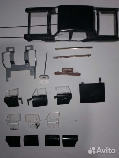 Запчасти модель 1:43 ЗИЛ 117