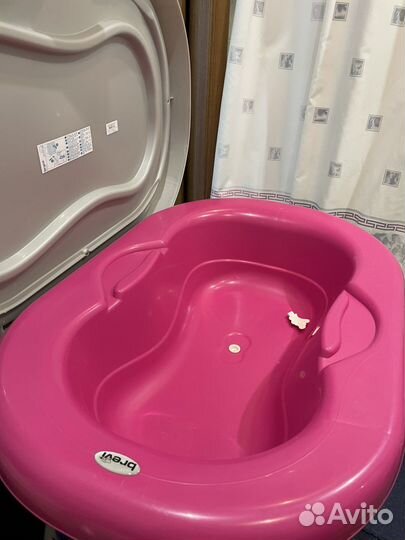 Пеленальный стол с ванной Brevi горка и круг