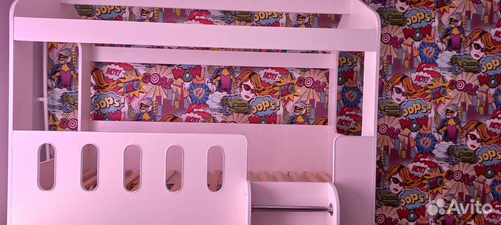 Детская кровать, друхярусная