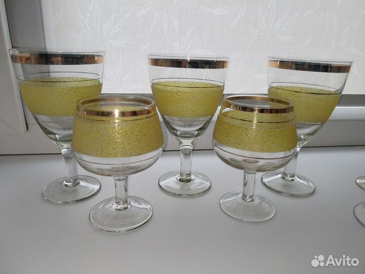 Хрустальная посуда СССР(рюмки)