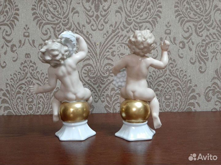 Фарфоровые статуэткиПутти,Валлендорф