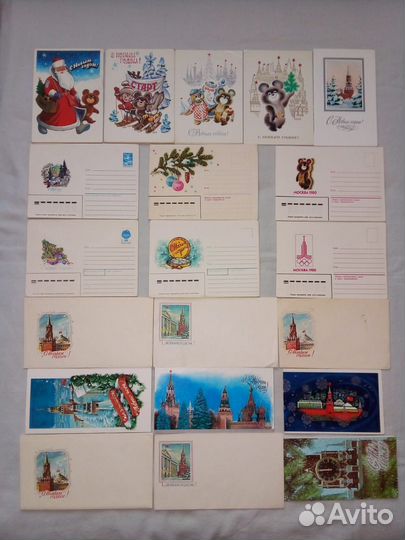 Конверты открытки Зарубин СССР