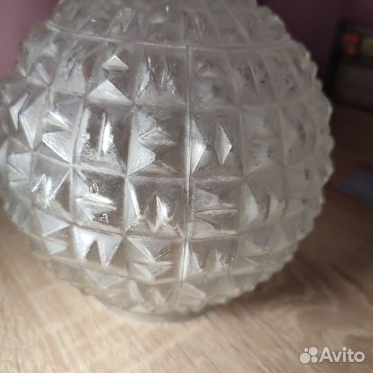 Плафон шар матовое стекло б/у туалет/ванная