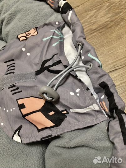 Зимний конверт + муфты (варежки) Leokid