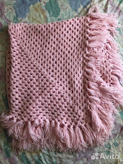 Плед вязаный