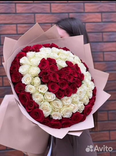 Букет 101 роза Красноярск