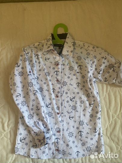 Рубашка для мальчика 128 134