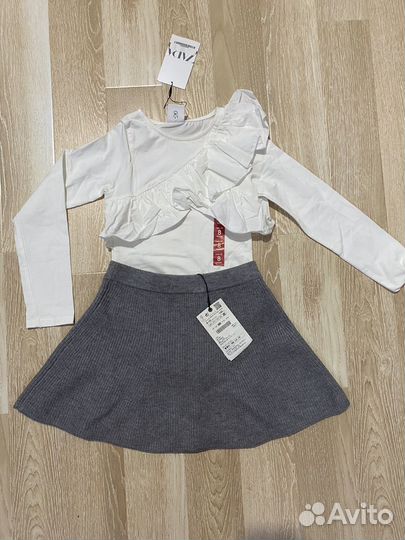 Юбка,боди,кофта Zara Оригинал