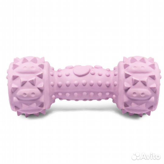 Игрушка для собак из латекса Гантель Лапка, 95мм