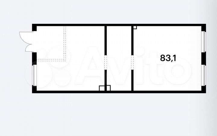 Торговая площадь, 83.1 м²