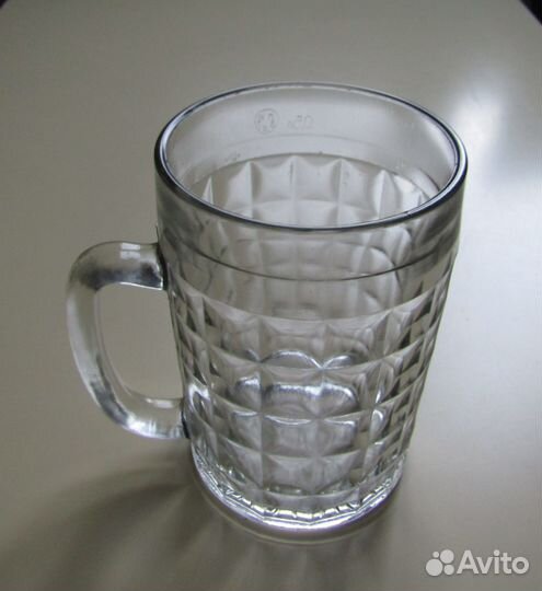 Кружки пивные СССР 0,5 и 0,25 (87 и 81 гг)