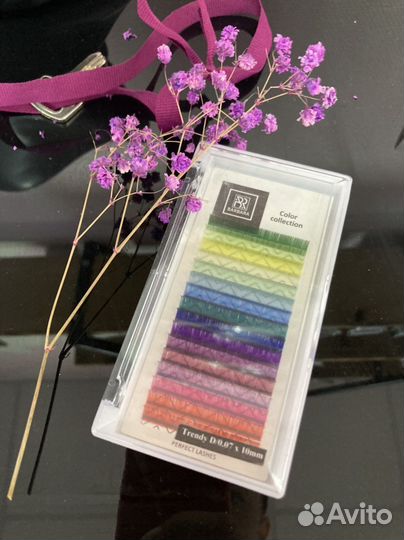 Цветные ресницы для наращивания