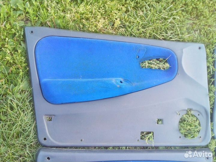 Обивки на ваз 2114 синие вставки