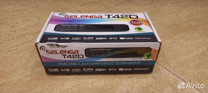 DVB-T2 приставка Selenga T42D