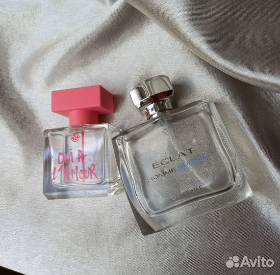 Пустые флаконы от духов Iv Roshes, Oriflame