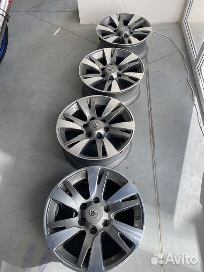 Литые диски r18 на toyota land cruiser prado