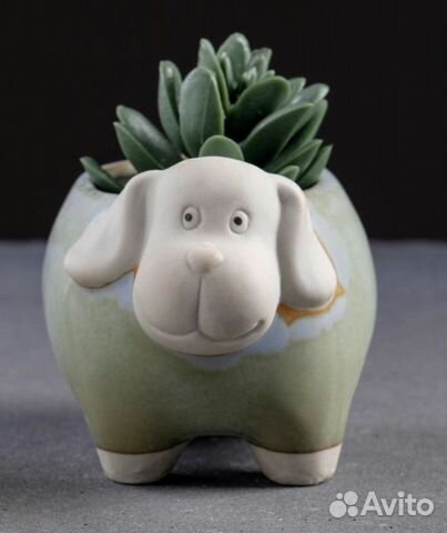 Кашпо Собачка