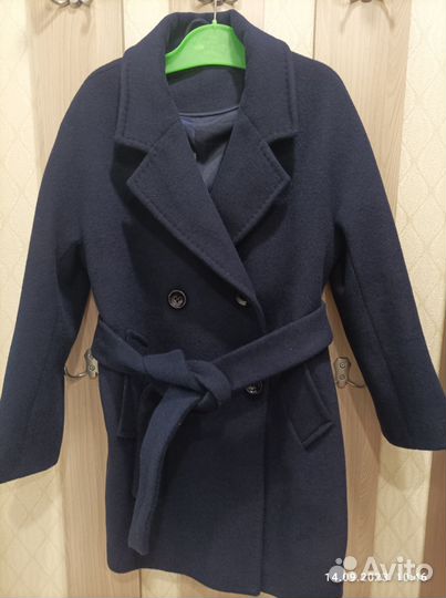 Пальто для девочки 134