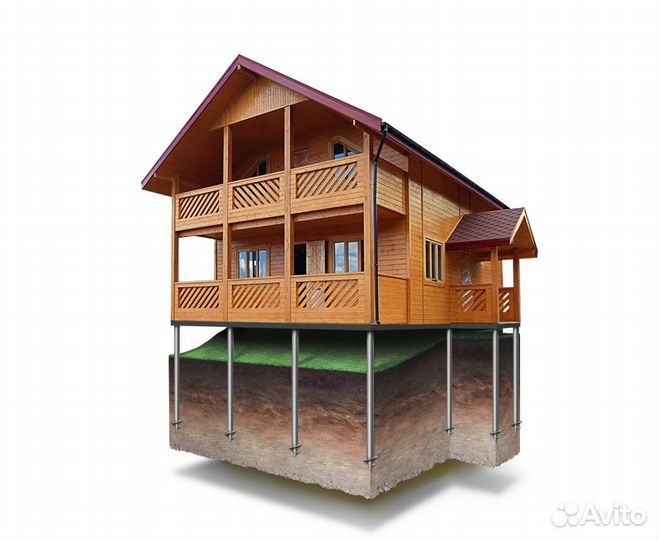 Винтовые сваи купить с литым наконечником 57/76/89