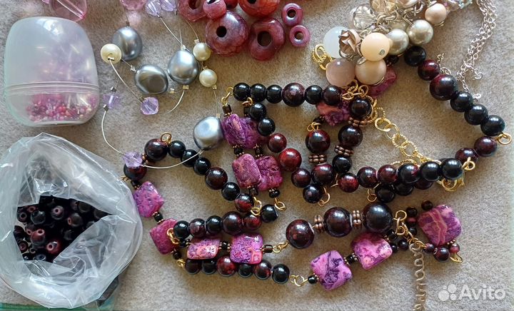 Материалы на переделку в розово- сиреневых тонах