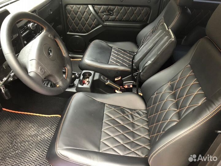 Обивка сидений из экокожи для LADA 4x4 Урбан