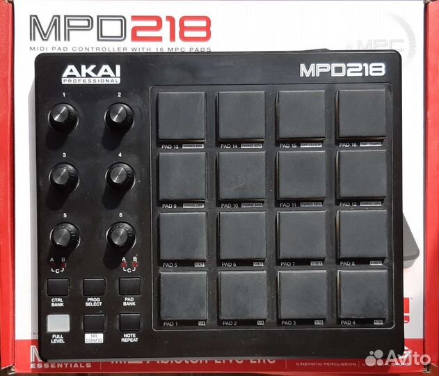 Akai PRO MPD218 midi-контроллер