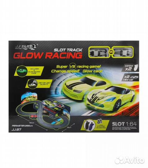 Автотрек эл. 34дет., дл.102*26см, машина 1:64-2шт