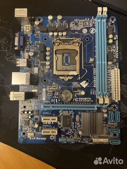 Материнская плата 1155 Gigabyte ga-h61m-s1